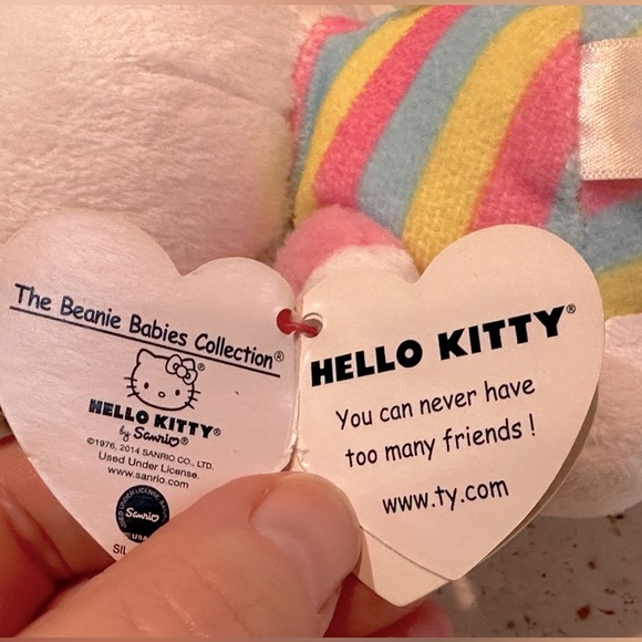 Ty‎ Beanie Hello Kitty Cotton Candy Plush - Picture 7 of 7